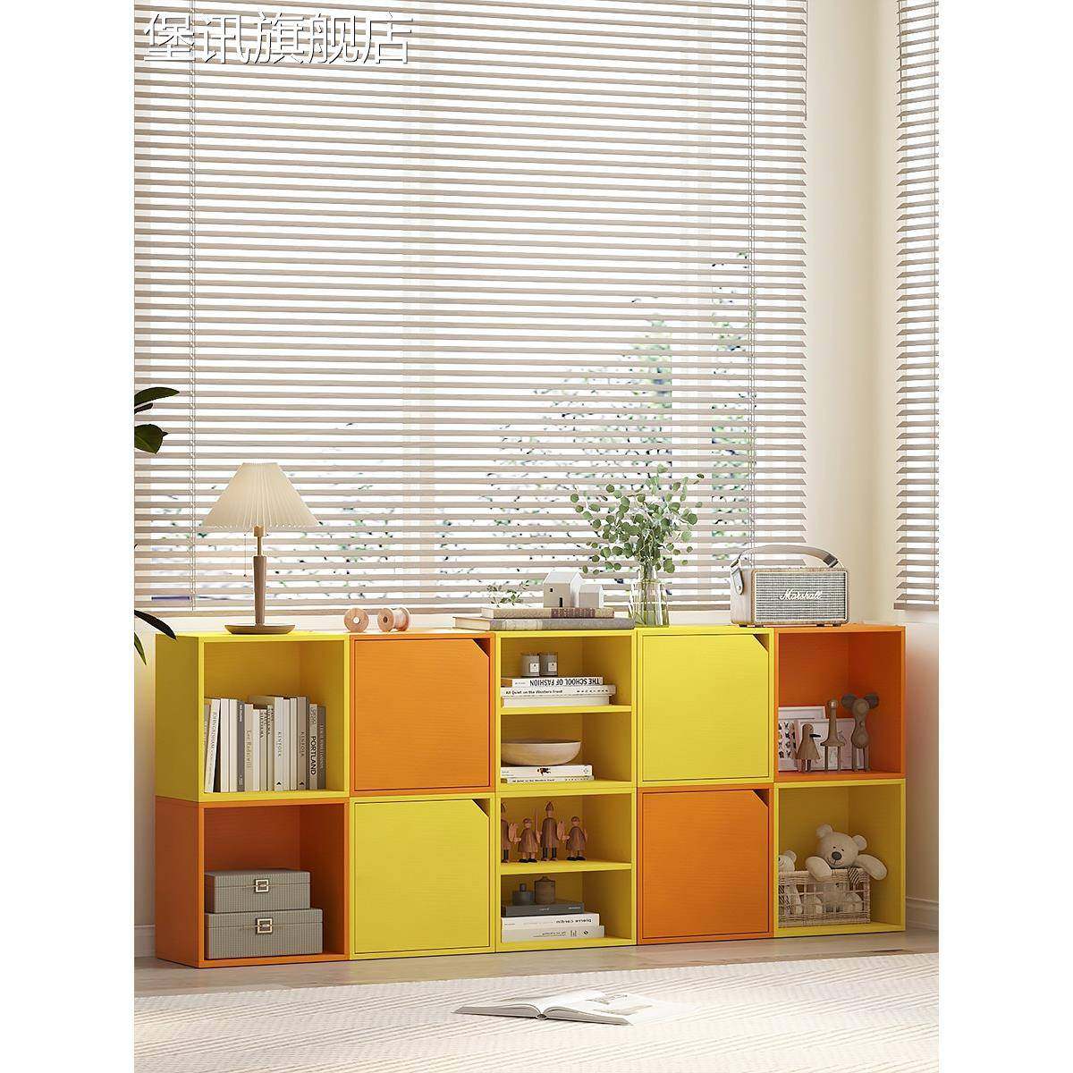 堡讯积木收纳柜玩具家居自由组合网格柜收纳柜墙杂物收纳拉车盖布,生活电器,其他生活家电配件,淘宝优惠券,粉丝福利购,淘宝优惠卷