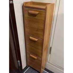 堡讯超薄翻斗小鞋柜窄款门口外简易经济型省空间30cm小型盖布拉车