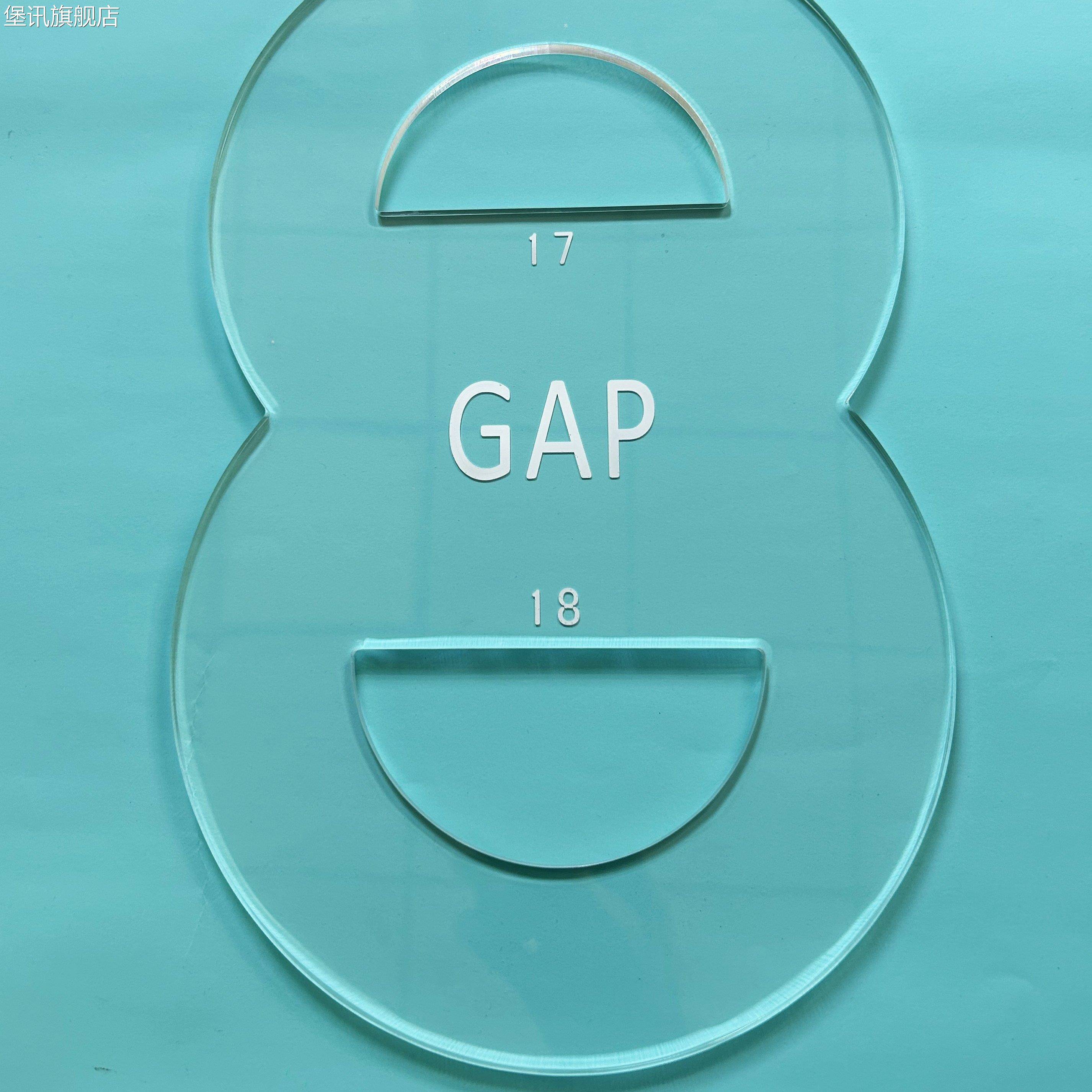 堡讯适用GAP过头尺测试工具儿童衣领过头尺美标衣领测量尺17-24英图片
