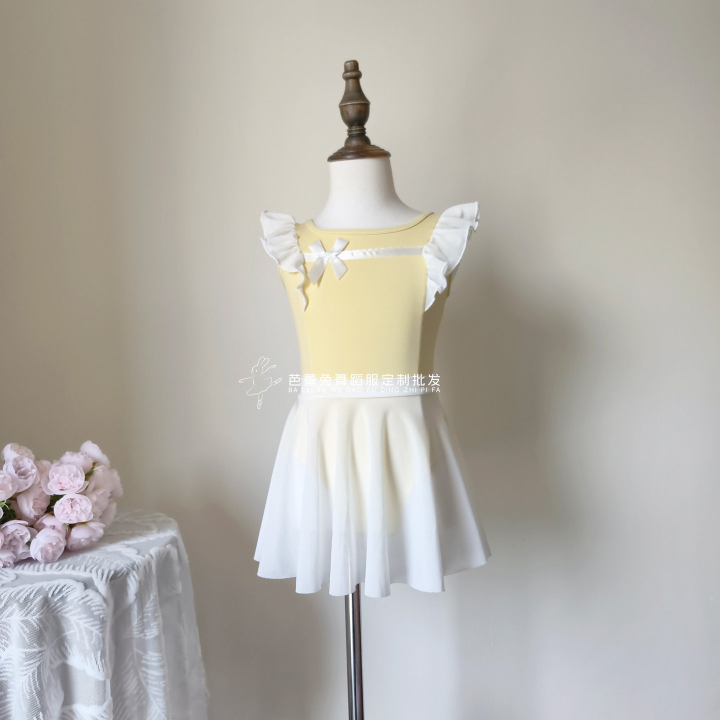 儿童舞蹈服专用宝宝芭蕾舞中国舞考级女孩体操服夏天启蒙班练功服