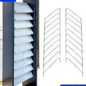 衣橱柜门样板连体色板钩门板托橱柜展示架香槟金色挂钩一体展板钩