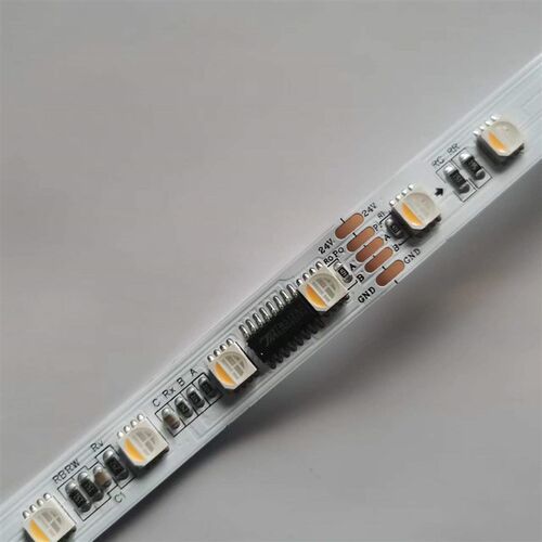 TM512AC DMX512幻彩灯条 10段60灯/米 5线RGBW桥梁工程幻彩灯带