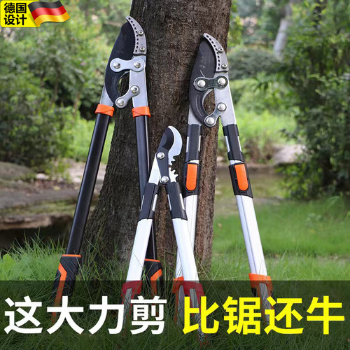 德国进口修枝剪园林剪刀修枝剪树枝专用粗枝剪大力剪园艺省力剪刀