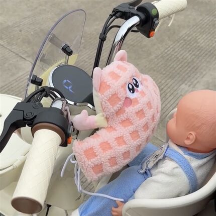 电动车儿童防撞头垫缓冲垫宝宝电瓶车前置座椅防撞头保护垫通用款