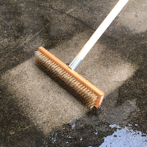 长柄木柄钢丝刷工业清洗除青苔水泥地钢丝刷子厂刷子加硬钢丝刷子