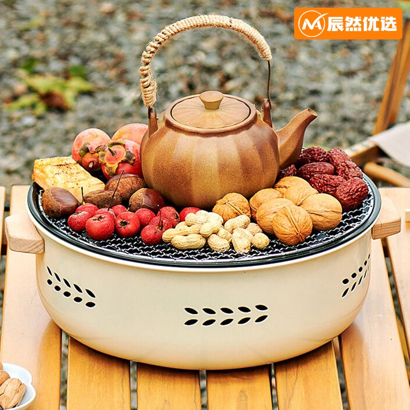 冬天围炉煮茶烤火炉套装煎烤配件室内2023新款烤火炉灌灌奶茶烤炉
