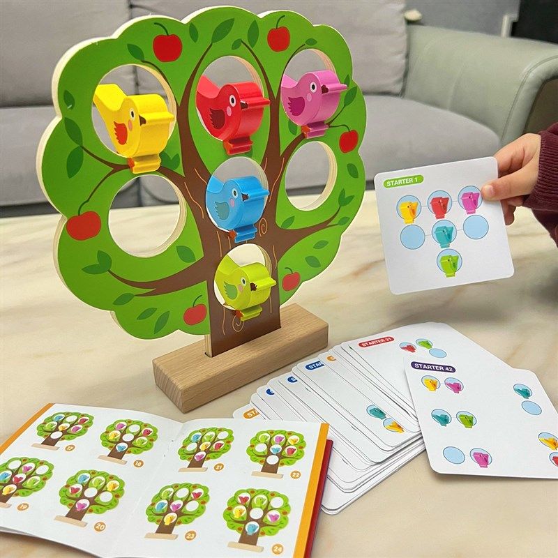 儿童趣味小鸟安家益智桌游空间认知逻辑思维训练幼儿园早教玩具,玩具/童车/益智/积木/模型,逻辑/思维训练玩具,淘宝优惠券,粉丝福利购,淘宝优惠卷