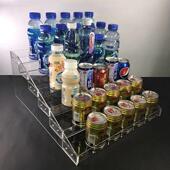 便利店饮料柜架子展示架小卖部桌面梯形架超市收银台小商店小货架
