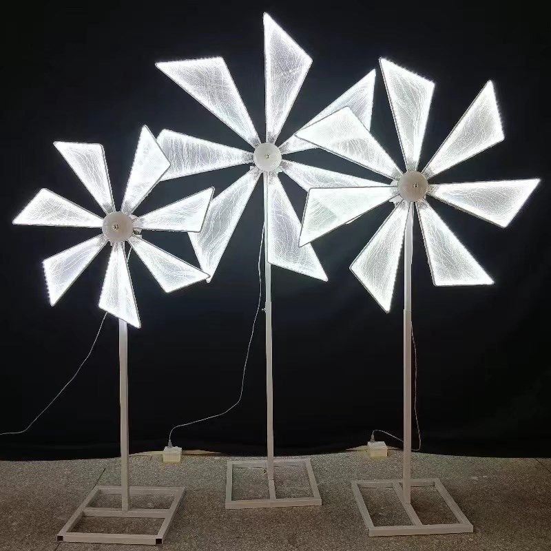 婚庆电动风车道具发光路引婚礼舞T台摩天轮场景装饰旋转风车摆件,节庆用品/礼品,路引,淘宝优惠券,粉丝福利购,淘宝优惠卷