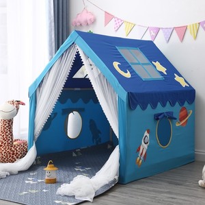 儿童帐篷室内女孩公主男孩分床上玩具屋可睡觉家用汽车小房子城堡