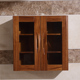 简韵 壁柜 墙柜置物架乌金木壁橱 全实木厨房吊柜 厨房壁柜新中式