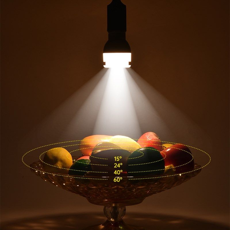 【新品】LED聚光灯泡餐饮防眩射灯E27螺口火锅餐桌调焦暖光不刺眼,家装灯饰光源,LED灯杯,淘宝优惠券,粉丝福利购,淘宝优惠卷