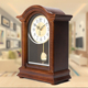 实木座钟客厅创意欧式 复古钟整点报时钟摆钟 大号复古台钟静音中式