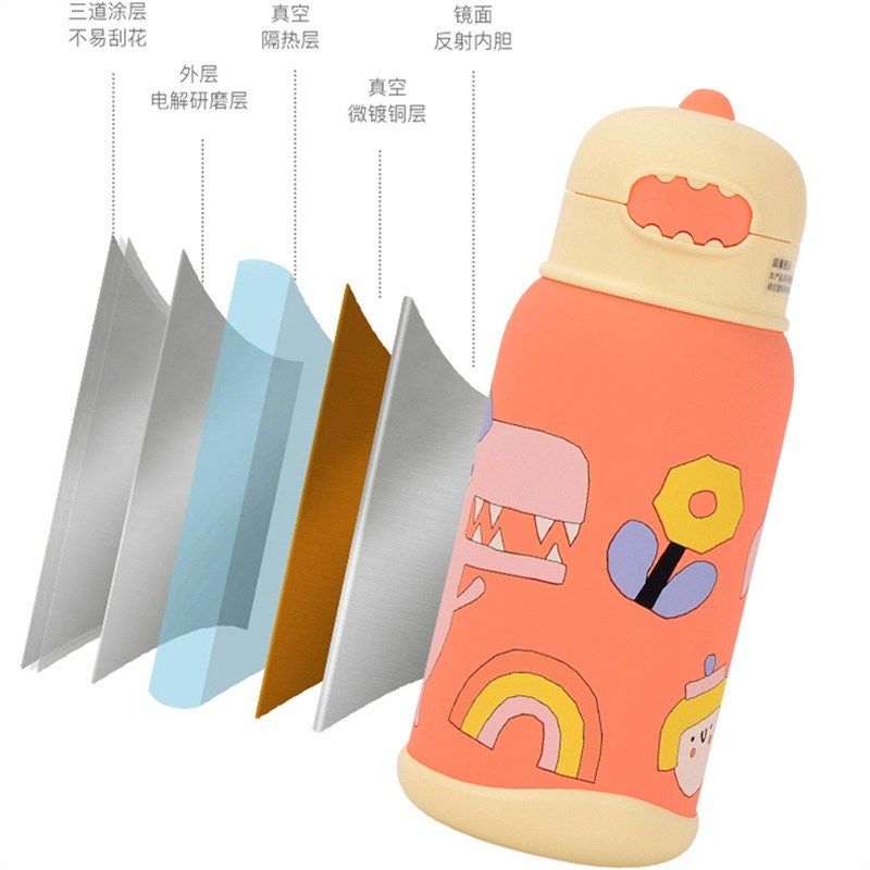 儿童保温杯男女生便携吸管高颜值316不锈钢可爱学生宝宝喝水杯壶,婴童用品,儿童水杯,淘宝优惠券,粉丝福利购,淘宝优惠卷