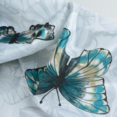 加厚涤纶布创意浴室帘免打孔伸缩杆套装 淋浴帘门防水防霉隔断窗帘