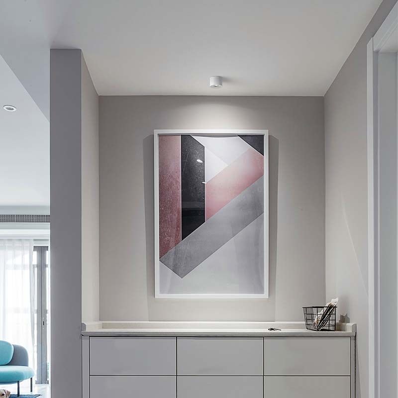 明装迷你小射灯吸顶式led超薄防眩筒灯3W5W玄关背景墙展柜氛围灯,家装灯饰光源,明装射灯,淘宝优惠券,粉丝福利购,淘宝优惠卷