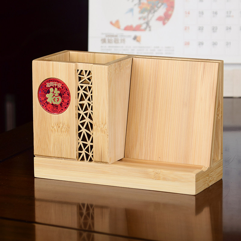 复古创意多功能笔筒实木质无线充B电笔桶办公室桌面摆件收纳盒定,文具电教/文化用品/商务用品,笔筒,淘宝优惠券,粉丝福利购,淘宝优惠卷