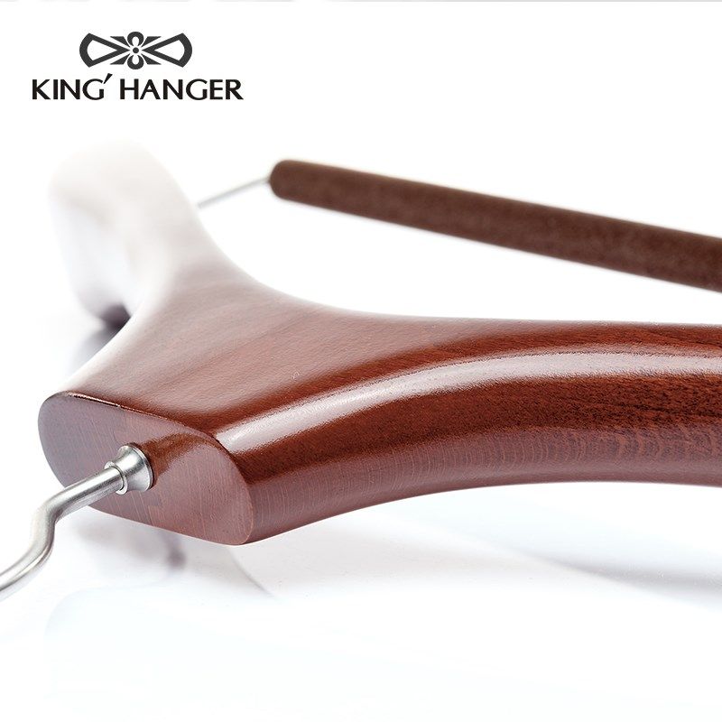 金领结复古色实木衣架宽肩无痕木衣架大衣西服专用衣柜衣帽间衣撑,收纳整理,木质衣架,淘宝优惠券,粉丝福利购,淘宝优惠卷