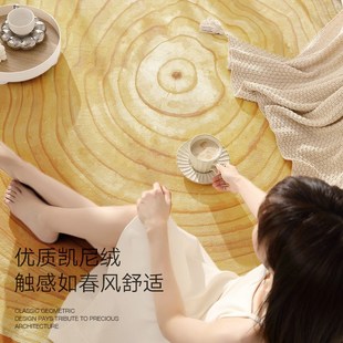 大江地毯客厅卧室儿童房间圆形厚实地垫书房衣帽间床边毯20新款