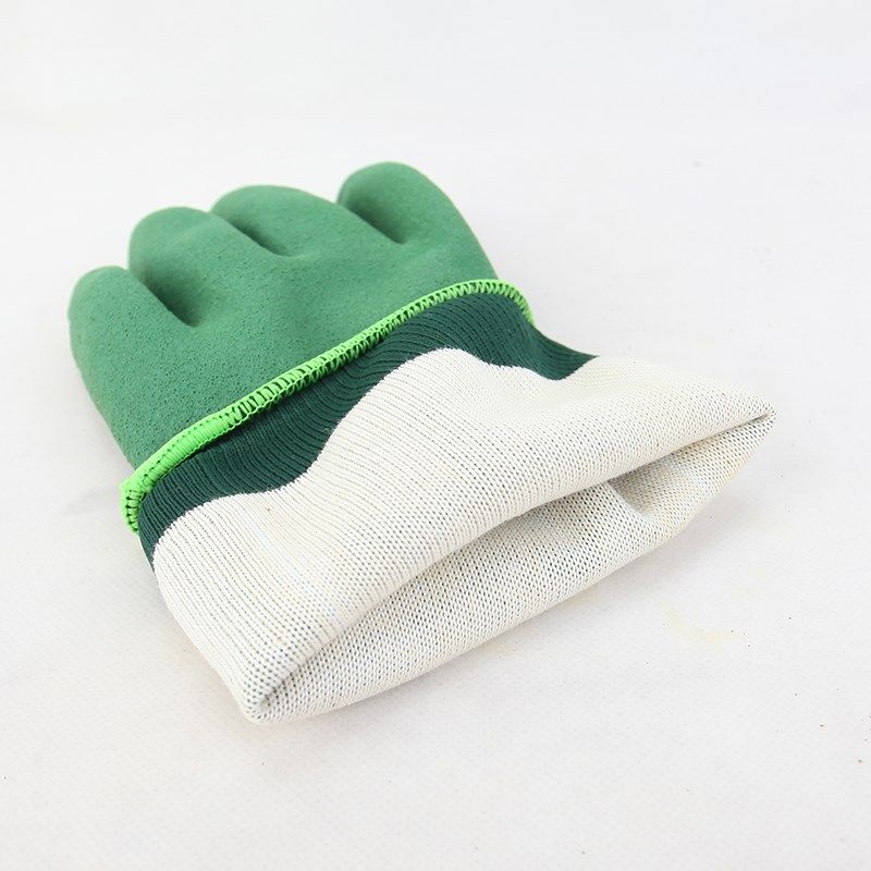 春蕾766-27手套防水防油绿皮丁腈柔软防臭耐磨水产杀鱼机械五金,居家日用,防护手套,淘宝优惠券,粉丝福利购,淘宝优惠卷