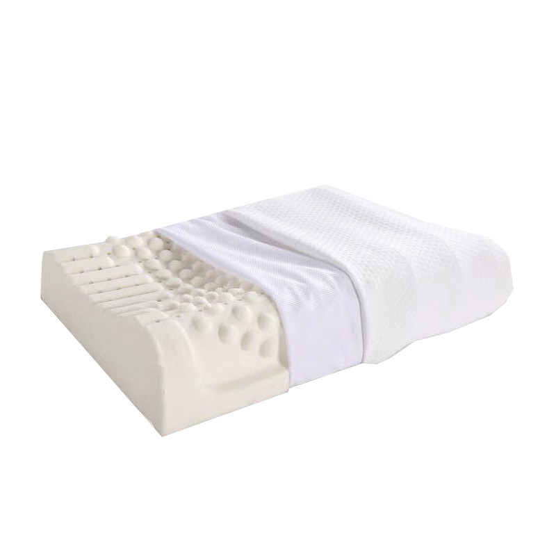 一只装泰国乳胶枕成人天然橡胶护颈枕头家用单人学生记忆睡眠枕芯