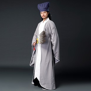 新款古装汉服三国谋士服古代影视孔明服诸葛亮谋臣宰相演出服定制