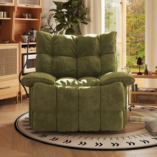 品洛云朵单椅客厅休闲摇椅猫抓布艺多功能电动懒人沙发单人躺椅
