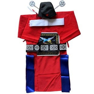 儿童六一京剧七品芝麻官戏服演出服县令小小表演戏曲幼儿园服装