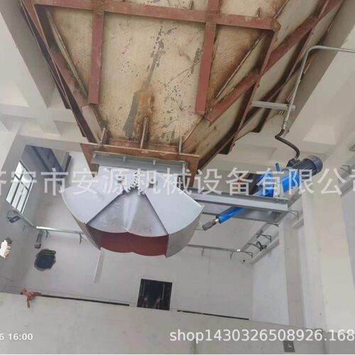 矿山电液动三通分料器  侧三通放料阀45角  三通阀配套液压推杆