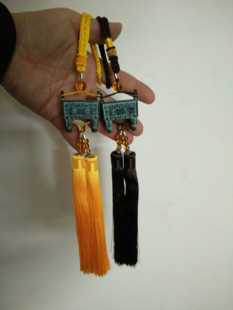 汽车挂件青铜迷你小方鼎高档车载装饰品创意保平安符车内吊坠吊饰