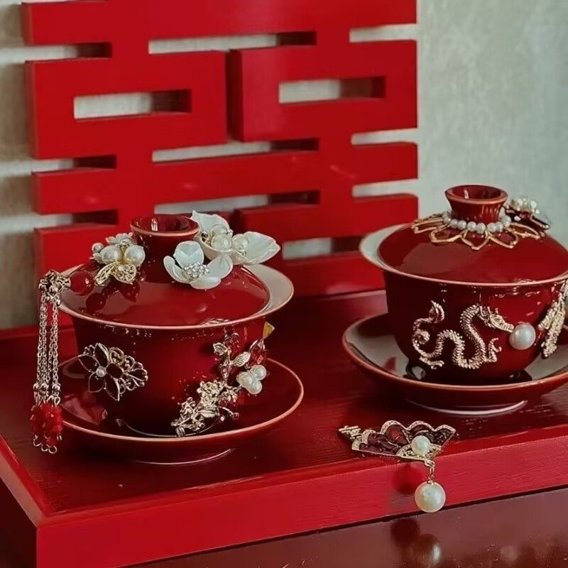 誓约同心敬茶杯婚庆用品陪嫁对杯diy手作装饰陶瓷盖碗敬茶杯结婚,节庆用品/礼品,喜碗/敬茶杯,淘宝优惠券,粉丝福利购,淘宝优惠卷