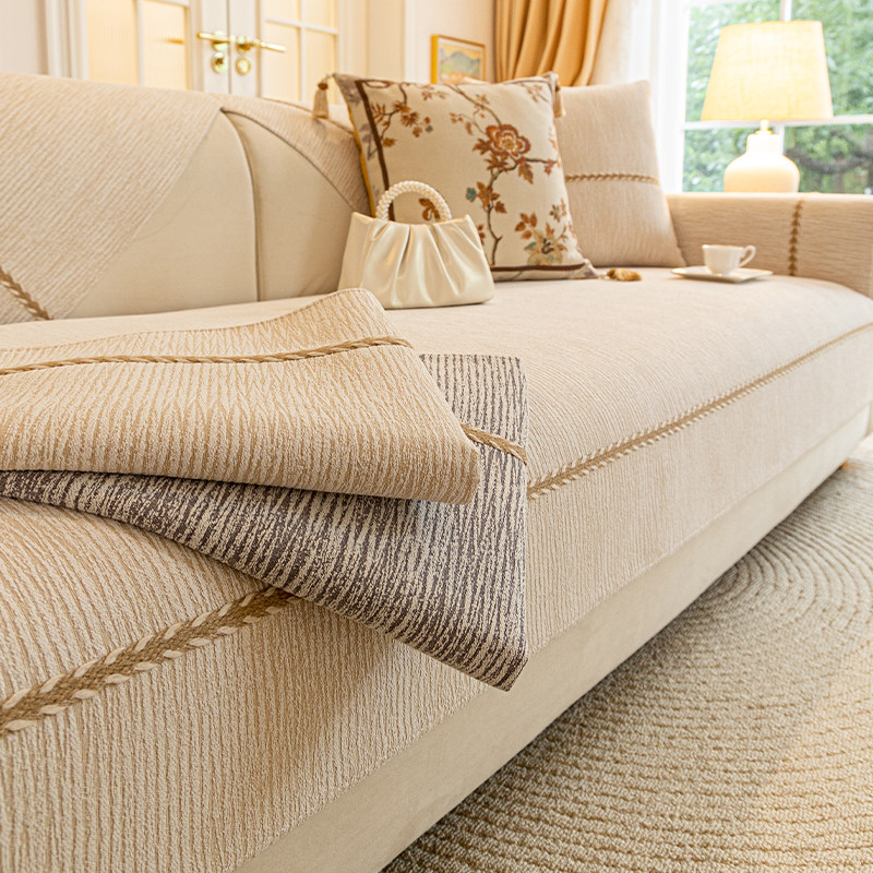 2024新款法式沙发垫四季通用雪尼尔防滑沙发套罩坐垫盖布秋冬季,居家布艺,沙发垫,淘宝优惠券,粉丝福利购,淘宝优惠卷