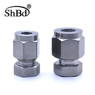 卡堵头不锈钢30堵头三件接头管闷头接管堵头卡堵塞