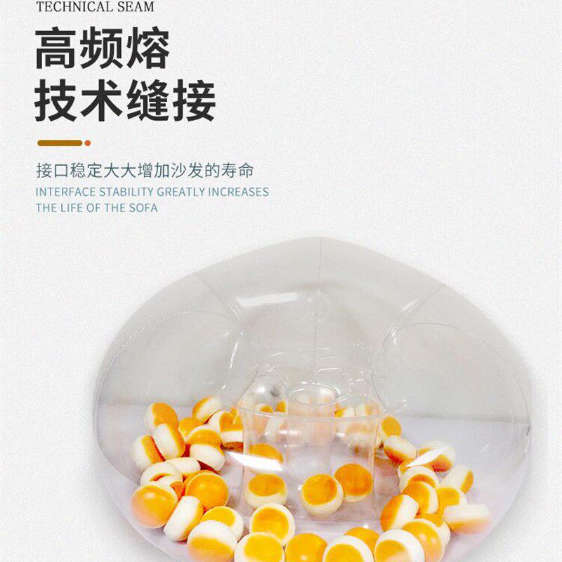旺旺馒头黄鸭沙发充气休闲时尚儿童沙发 休闲充气沙发,透明沙发