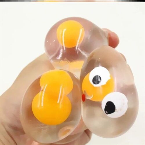 NewFunky Egg Splat Ball Squishy Toys Stress Relief Eggs Yolk