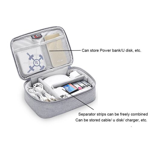 BUBM Travel Electronics Accessories Cable Organizer Bag  Wa