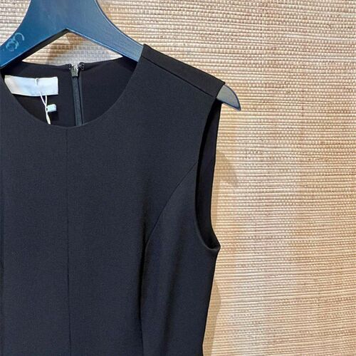 Elegant Mesh Patchwork Dress For Women Color Block Vintage