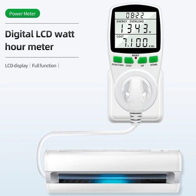 Digital Wattmeter LCD Energy Meter Electricity Power Meter S