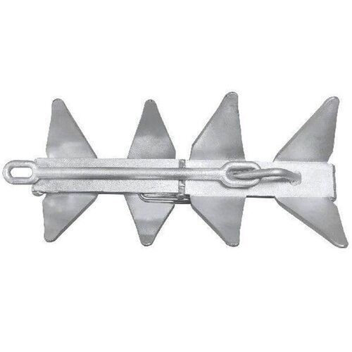 Hot dip galvanized square anchor for ships, 13lb/19lb box
