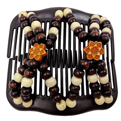 Delysia King Beaded Double Row Comb