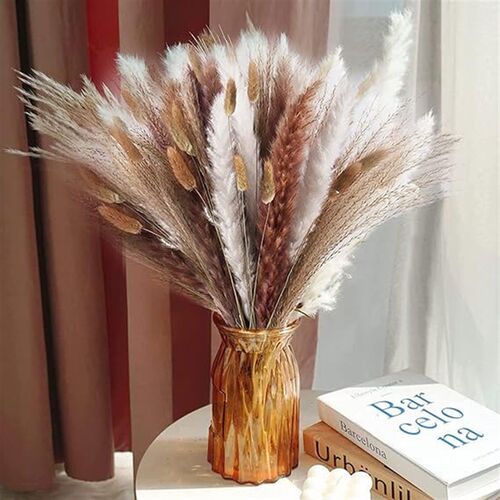 Dried Flowers, Reed Bouquet, Rabbit Tail Grass Whisk, Natura