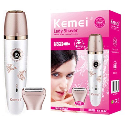 2in1 women electric shaver full body hair removal facial bik