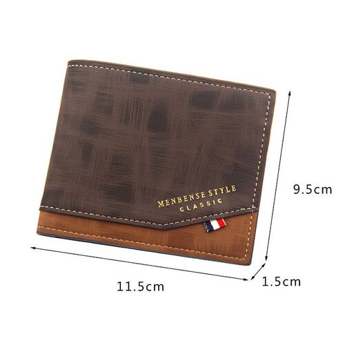 Short Men Wallets Slim Classic Coin Pocket Photo Holder Smal