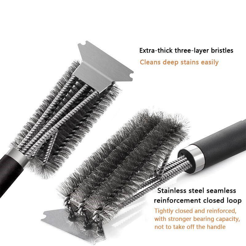 BBQ Grill Barbecue Kit Cleaning Brush Stainless Steel Kitche图片