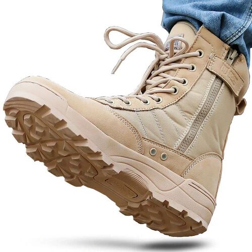 Men Desert Tactical Military Boots Mens Working Safty Shoes
