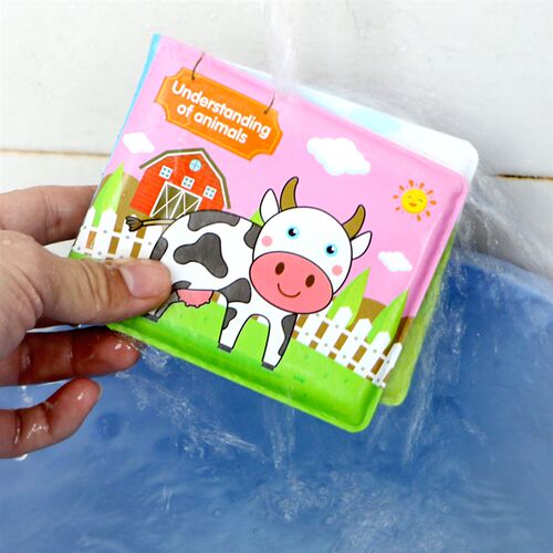 Soft Baby EVA Cartoon Bath Books with BB Whistle Early Educa