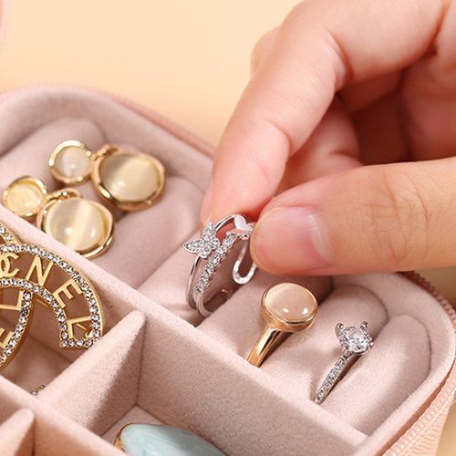 Mystery Ring Box for Wedding Ceremony Simple letter print Wo