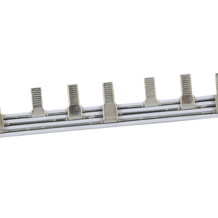 电气汇流排3P 100国标 紫铜加厚连接排 空开接线铜排梳状铜母排