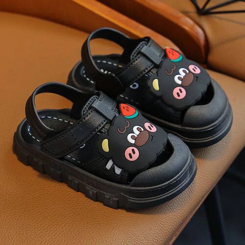 Baby Girls Shoes Hole Sandals 2024 New Childrens Shoes Bea