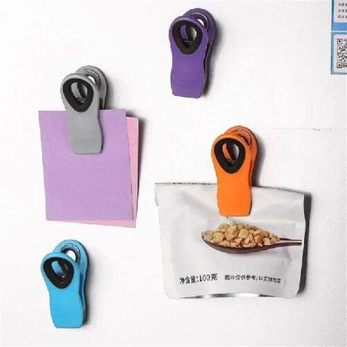 Fridge Magnet Clips Reusable Bag Closure Clips 6X Non-Slip
